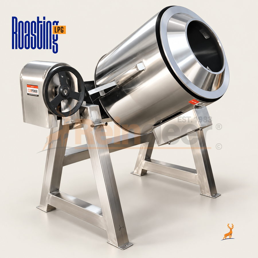 Reindeer Machinery - Tampilan Depan Tipe LPG - Mesin Pemanggang