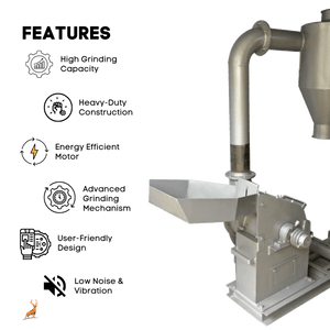 10 hp masala grinder - fitur- reindeer machinery
