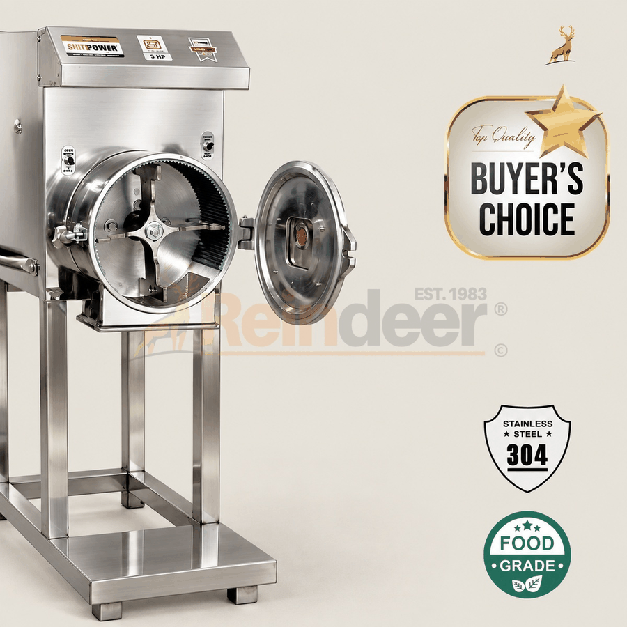atta chakki 2 hp – mekanisme ruang terbuka – Reindeer Machinery