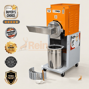 atta chakki 50 kg per jam - mesin dengan aksesoris - reindeer machinery