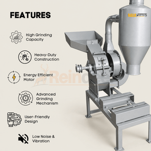 mesin penggilingan cabai 5 hp - fitur - reindeer machinery
