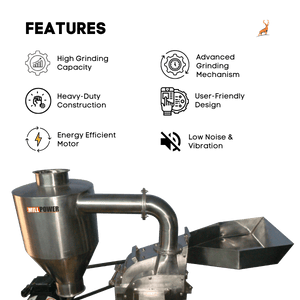 mesin penggiling cabai - fitur - reindeer machinery