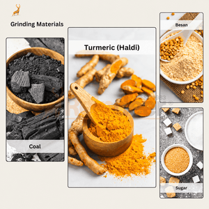 haldi pisne ki machine - bubuk kunyit - reindeer machinery