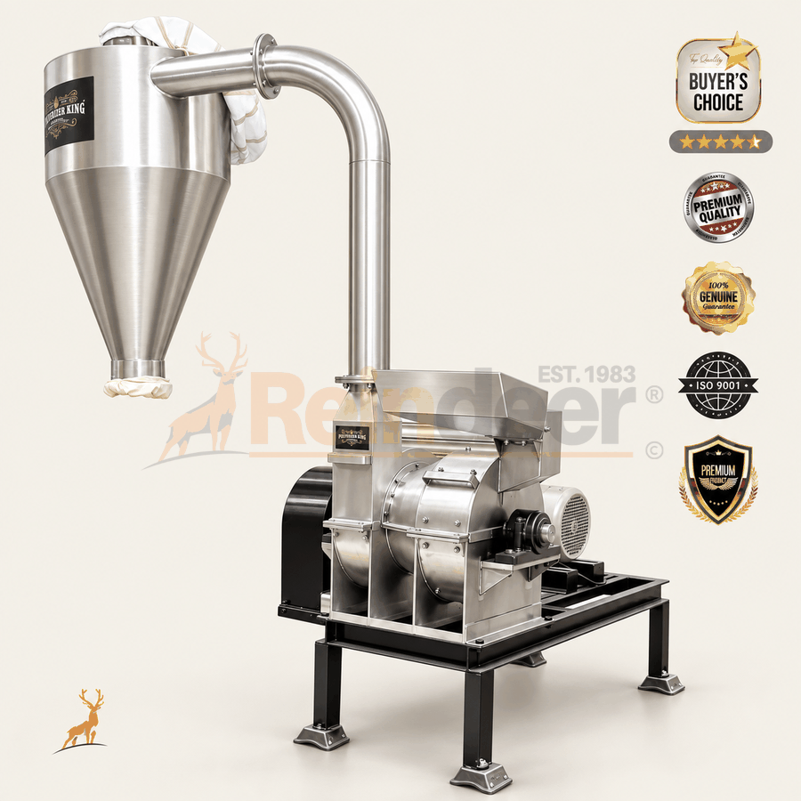 mesin penggiling kunyit - food grade ss304 - reindeer machinery